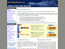 Tablet Screenshot of de.reviewpokerrooms.com